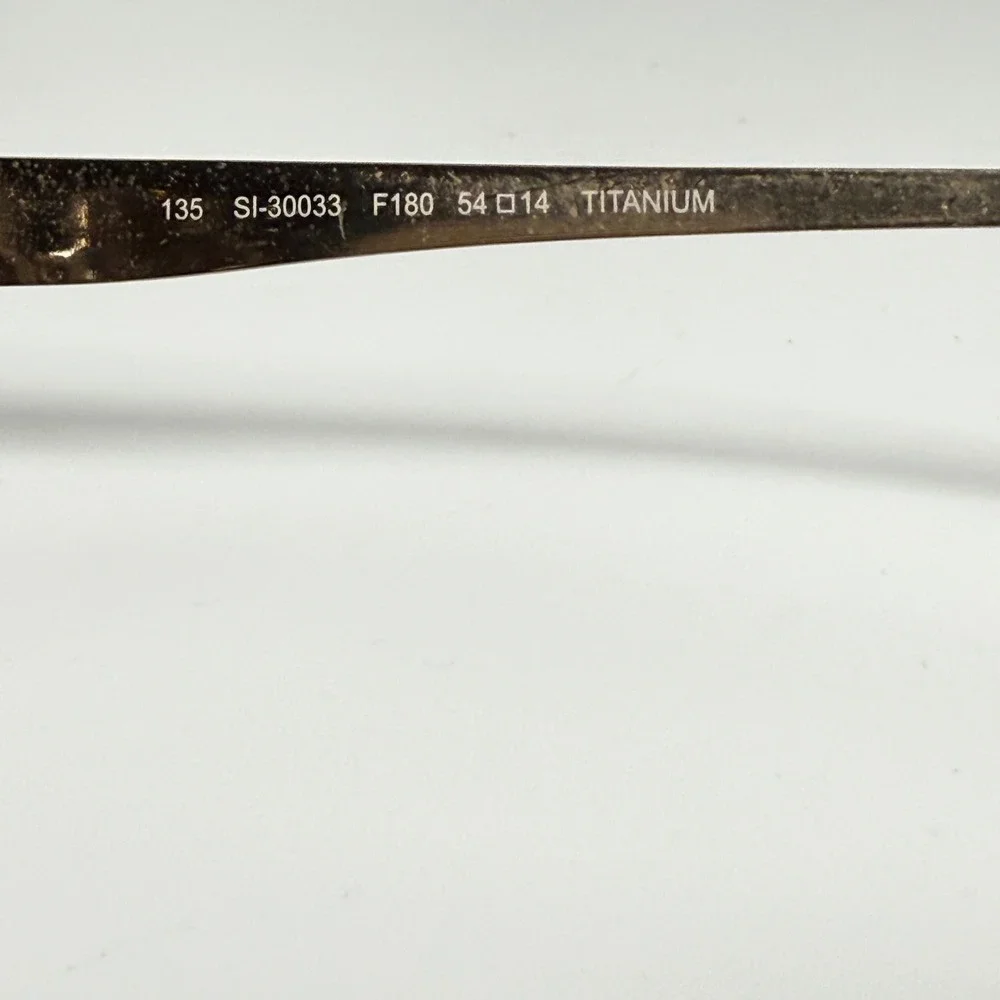 Stepper SI-30033 F180 Titanium Eyeglasses Frames Brown‎ Rectangular 54-14-135